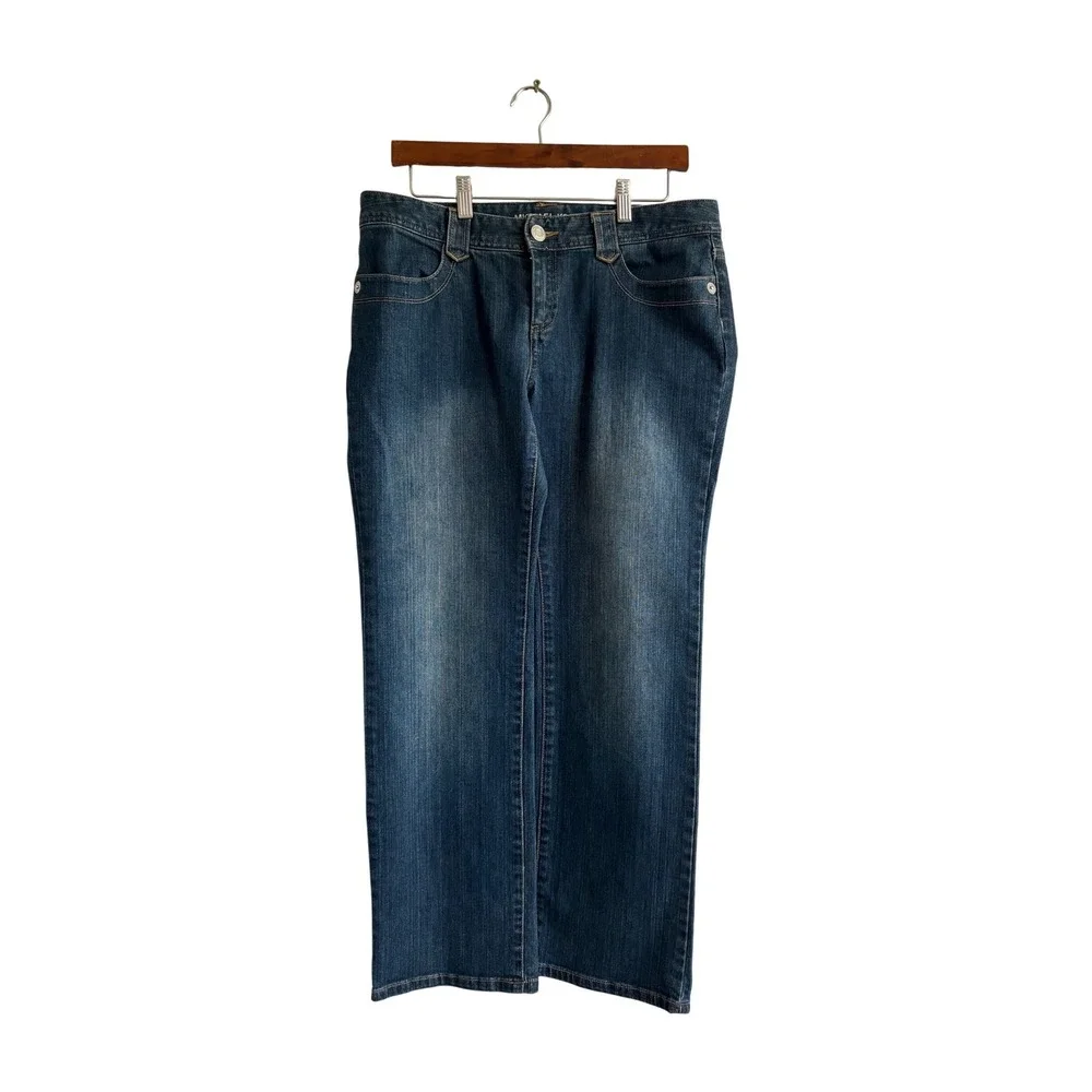 Michael‎ Kors Denim Jeans Bootcut Dark Wash Stretch Women's Size 12